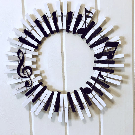 Piano Wreath